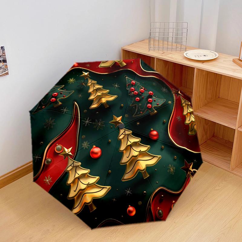 1 PC Automatic Folding Umbrella - candles, bells, cups Pattern, Portable & Foldable Design with 8 Ribs, Christmas Birthday Gifts
1 PC Automatic Folding Umbrella - candles, bells, cups Pattern, Portable & Foldable Design with 8 Ribs, Christmas Birthday Gifts