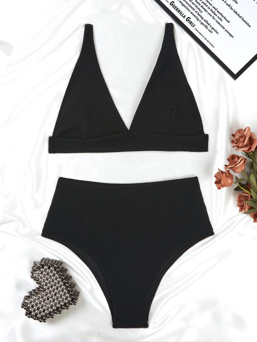 Европейский и американский купальник бикини с высокой талией Pit Strip Sexy XL чёрный
Европейский и американский купальник бикини с высокой талией Pit Strip Sexy XL чёрный