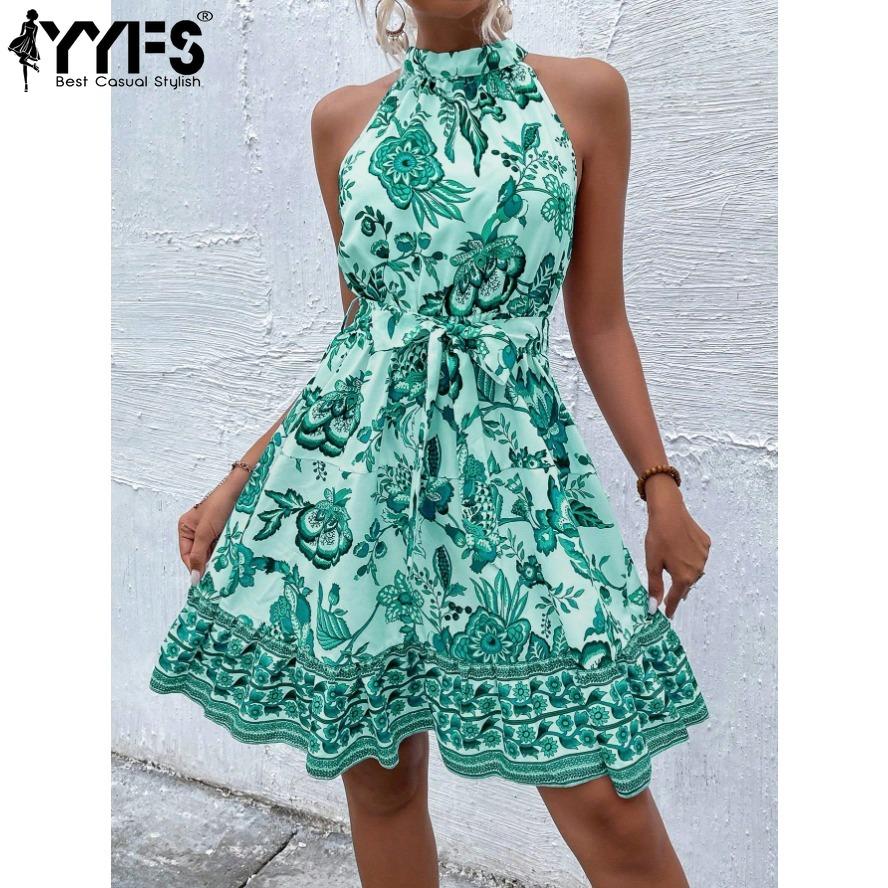 YYFS Women s Fashion Summer Spring Flower Pattern Print Sleeveless Hanging Neck High Waist Casual Dresses XXL
YYFS Women s Fashion Summer Spring Flower Pattern Print Sleeveless Hanging Neck High Waist Casual Dresses XXL