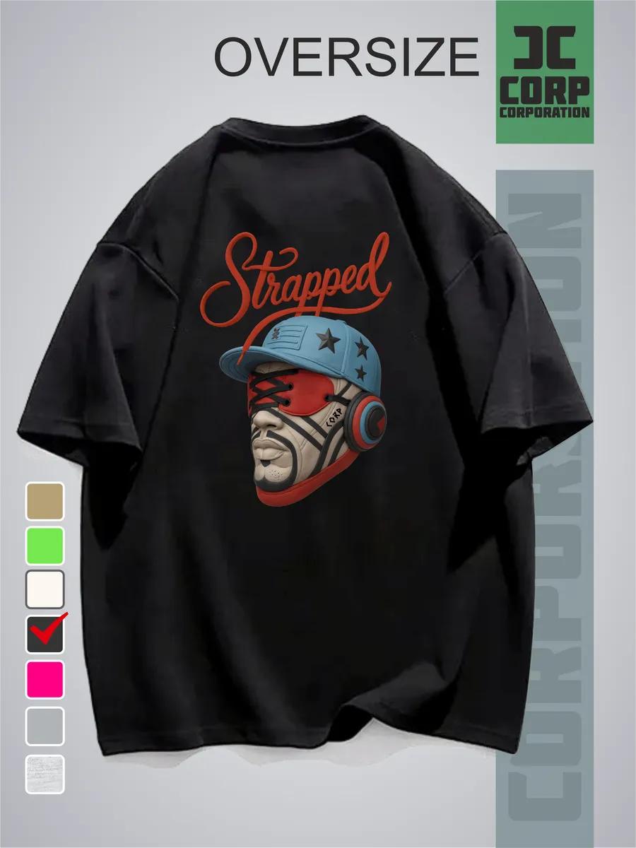 Oversized t-shirt with strapped sneakers print M
Oversized t-shirt with strapped sneakers print M