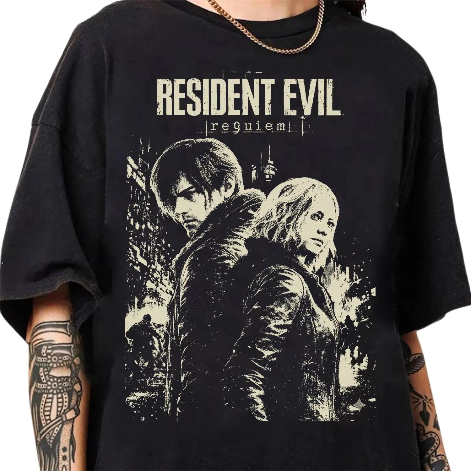 2026 Новая футболка Resident Evil Мужская и Женская Хлопок Летняя Одежда Готическая Мода Y2K С коротким рукавом Уличная одежда Унисекс 4XL
2026 Новая футболка Resident Evil Мужская и Женская Хлопок Летняя Одежда Готическая Мода Y2K С коротким рукавом Уличная одежда Унисекс 4XL