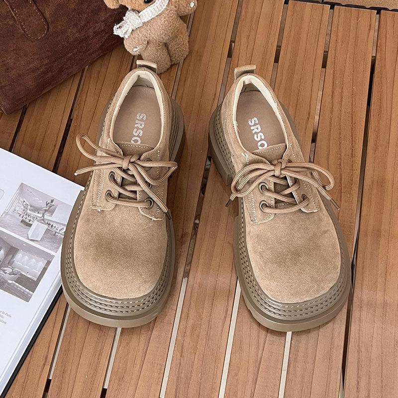 Retro height increase small versatile single shoes women s spring and autumn 2025 new brown round head British platform small leather shoes 40 хакі
Retro height increase small versatile single shoes women s spring and autumn 2025 new brown round head British platform small leather shoes 40 хакі