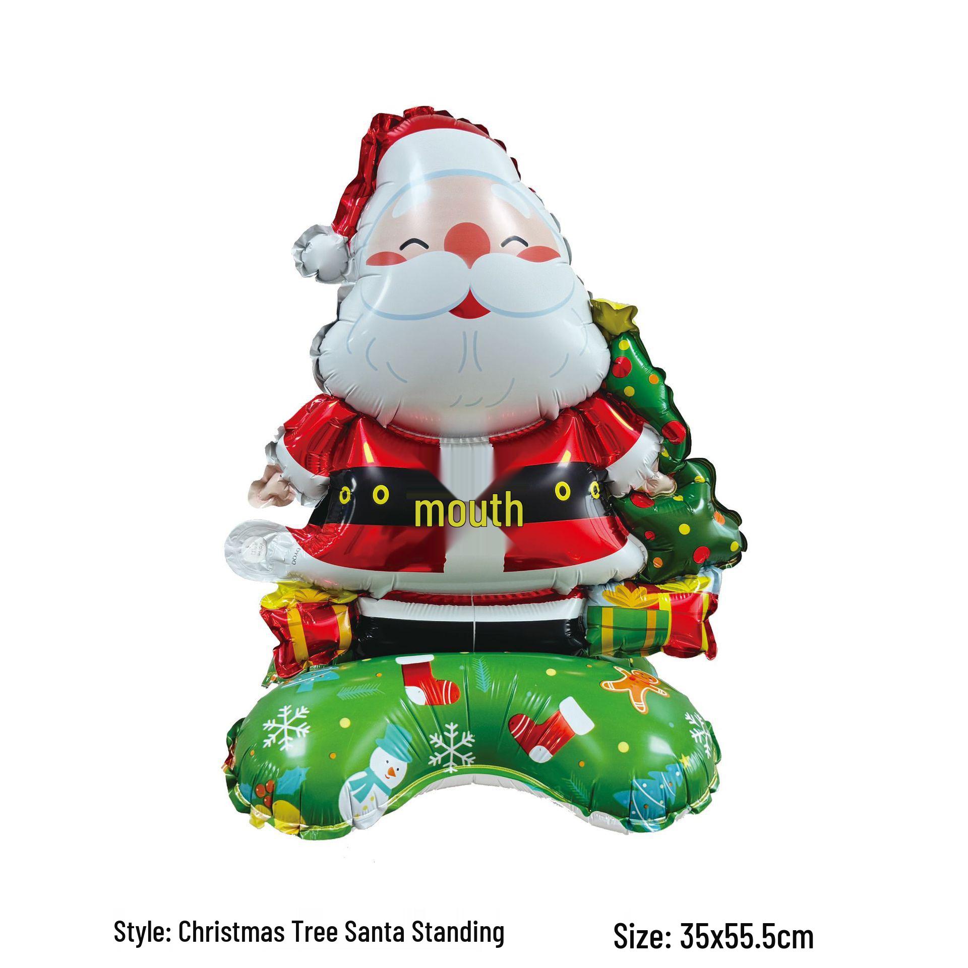 3D Cartoon Snowman & Santa Foil Balloon Christmas Table Decoration
3D Cartoon Snowman & Santa Foil Balloon Christmas Table Decoration