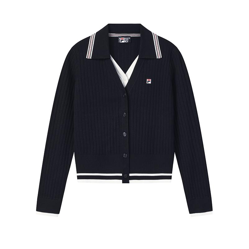 FILA Heritage Classic Fashion Simple Retro Casual Trendy Comfortable Versatile Fake Two-Piece Woven Cardigan Long Sleeve Knitted Sweater F11W618401FNV L
FILA Heritage Classic Fashion Simple Retro Casual Trendy Comfortable Versatile Fake Two-Piece Woven Cardigan Long Sleeve Knitted Sweater F11W618401FNV L