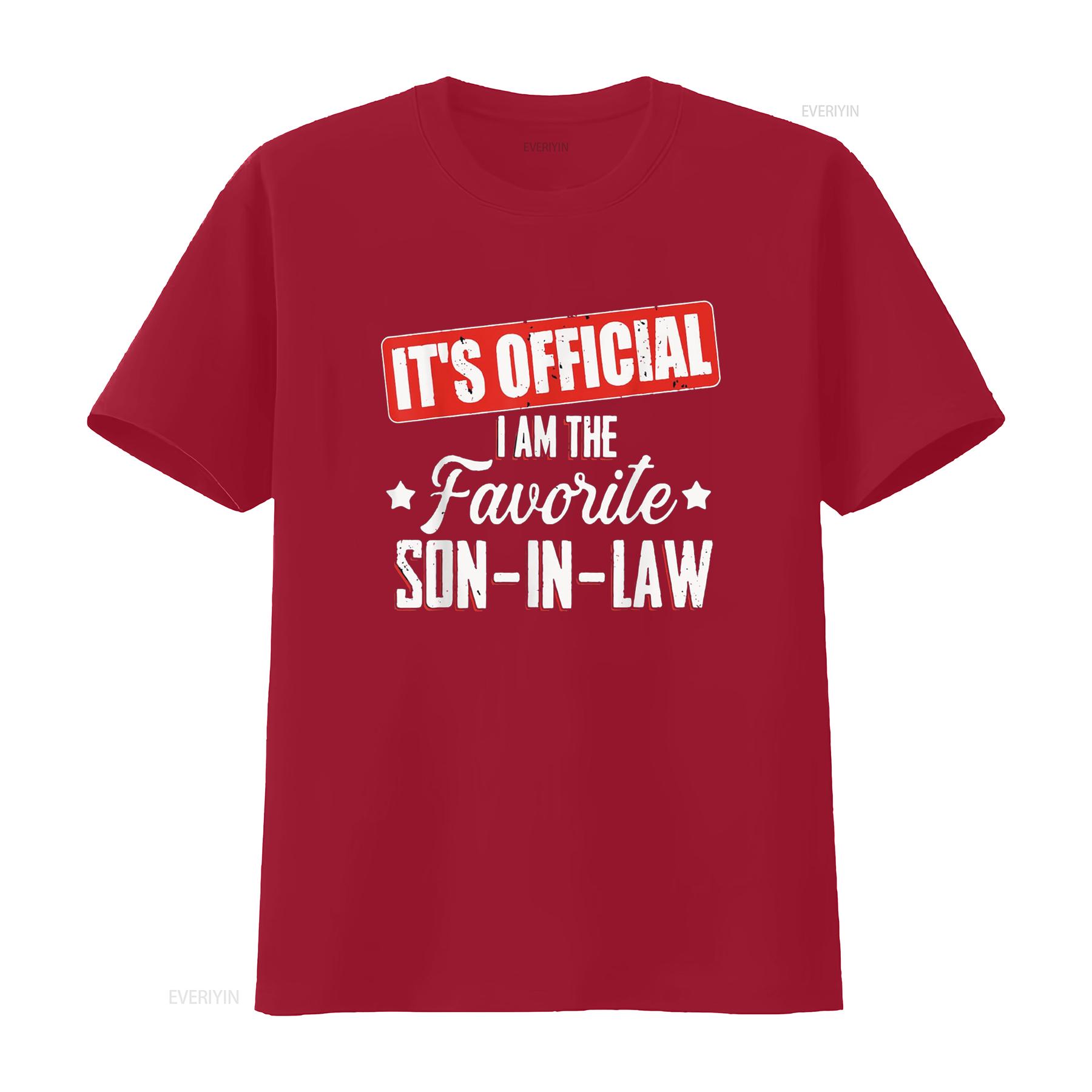 It s Official I Am The Favorite Son In Law Funny T Shirt vintage Washed Slightly Unisex Stylish Soft designer clothes S
It s Official I Am The Favorite Son In Law Funny T Shirt vintage Washed Slightly Unisex Stylish Soft designer clothes S