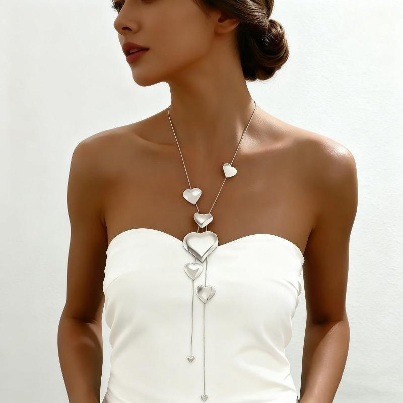 Internet Celebrity Fashion Collarbone Chain Love Fringed Necklace Jewelry срібло сірий колір
Internet Celebrity Fashion Collarbone Chain Love Fringed Necklace Jewelry срібло сірий колір