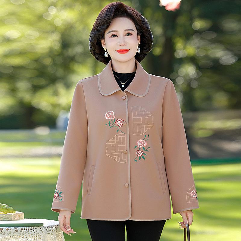 Women s Spring & Autumn Casual Woolen Jacket - 2024 New Style for Middle-Aged and Elderly Mothers 3XL (120-135 jin) хаки
Women s Spring & Autumn Casual Woolen Jacket - 2024 New Style for Middle-Aged and Elderly Mothers 3XL (120-135 jin) хаки
