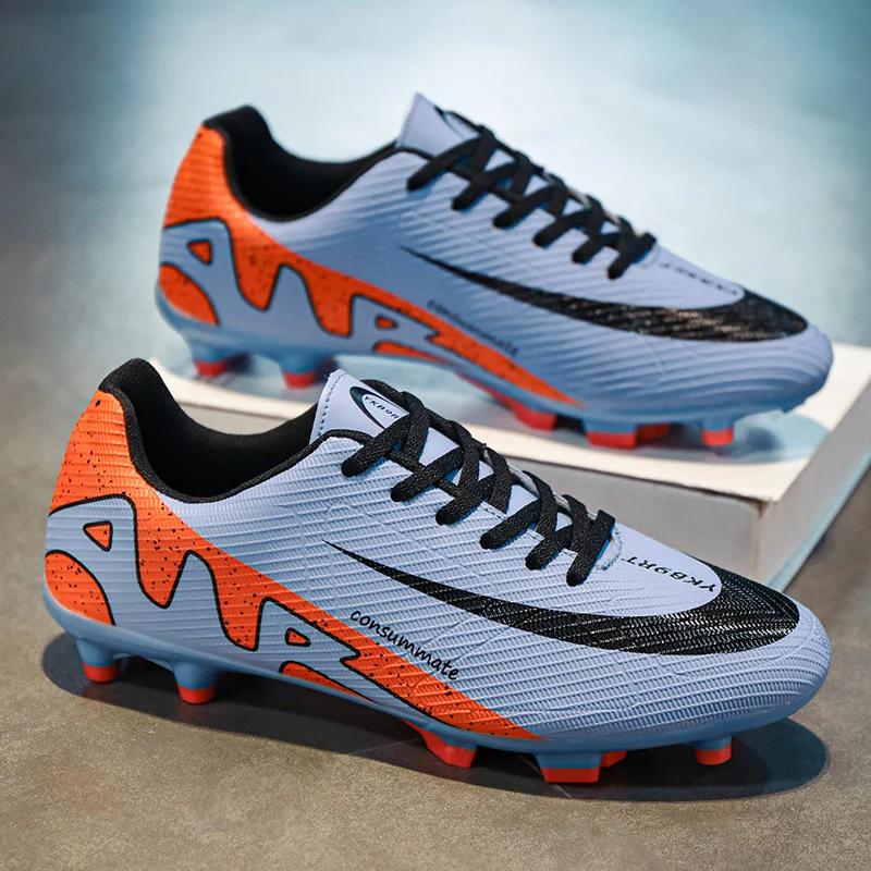 Новые мужские уличные футбольные бутсы Профессиональные с длинными шипами Футбольные бутсы Сверхлегкие Оптовые Тренировочные Удобные Шипы Трава 34
Новые мужские уличные футбольные бутсы Профессиональные с длинными шипами Футбольные бутсы Сверхлегкие Оптовые Тренировочные Удобные Шипы Трава 34