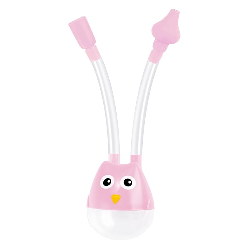 PURAIMA nasal aspirator, portable nasal aspirator, anti-reflux nasal aspirator baby, cute cartoon shape, baby snot suction Easy to clean reusable snot
PURAIMA nasal aspirator, portable nasal aspirator, anti-reflux nasal aspirator baby, cute cartoon shape, baby snot suction Easy to clean reusable snot