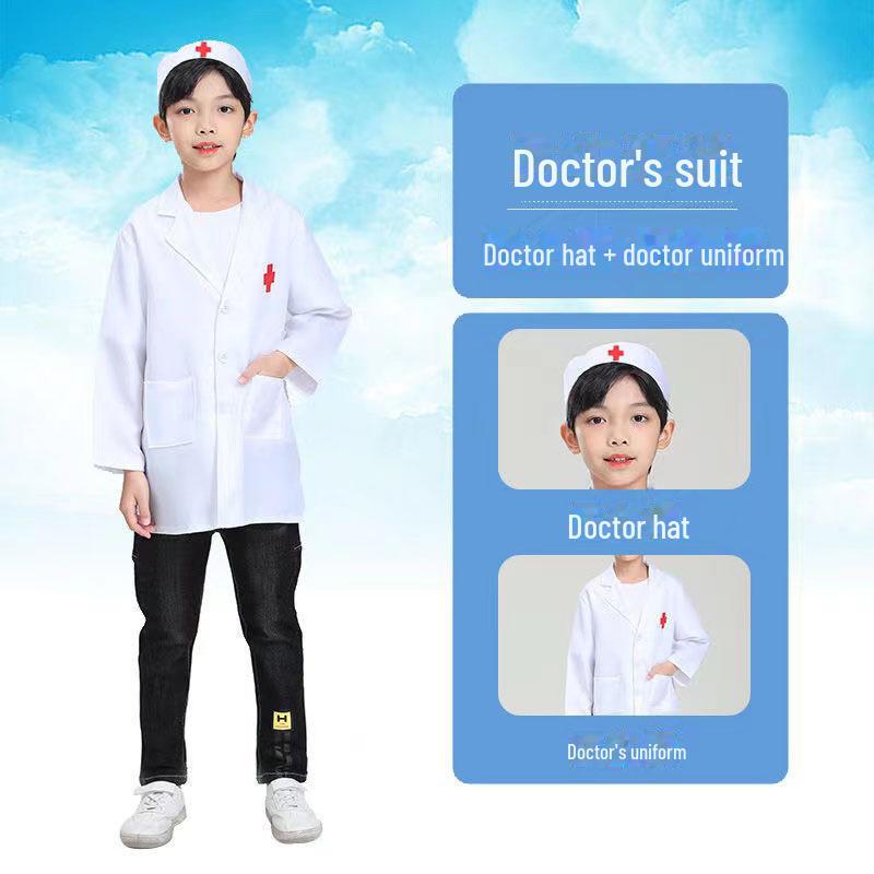 Детский костюм для ролевой игры «Доктор и медсестра» для детского сада 110cm
Детский костюм для ролевой игры «Доктор и медсестра» для детского сада 110cm