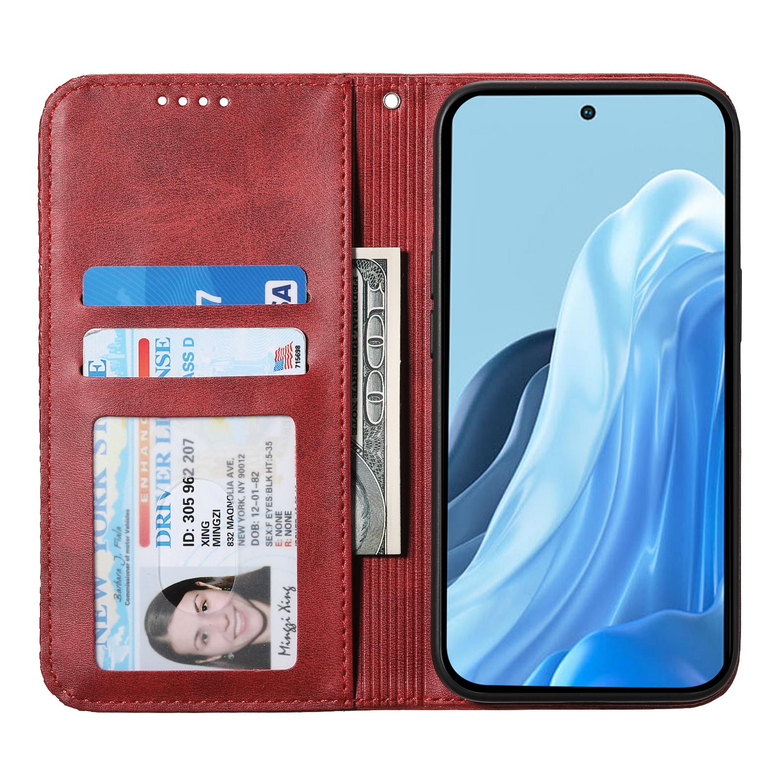 For Samsung Galaxy M35 5G Case Calf Texture PU Leather Phone Cover with Wallet Red
For Samsung Galaxy M35 5G Case Calf Texture PU Leather Phone Cover with Wallet Red
