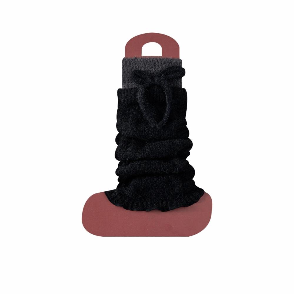 1Pair Japanese Style Leg Warmers Bow Design Thick Long Socks Keep Warm Rolled Edge Knitted Foot Cover Autumn Winter for Women One Size чёрный
1Pair Japanese Style Leg Warmers Bow Design Thick Long Socks Keep Warm Rolled Edge Knitted Foot Cover Autumn Winter for Women One Size чёрный
