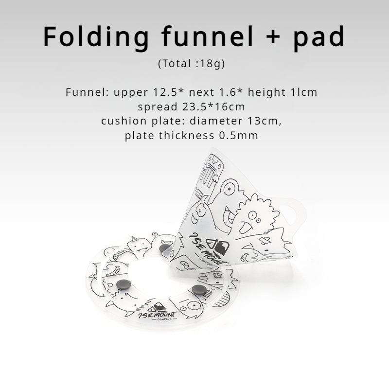 Outdoor Ultra-light Folding Cutlery Portable Bowl Dinner Plate Coffee Filter Funnel Cup Multi-purpose Combination Cutlery Set
Outdoor Ultra-light Folding Cutlery Portable Bowl Dinner Plate Coffee Filter Funnel Cup Multi-purpose Combination Cutlery Set