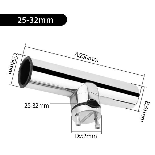 Andymarine 360 Degrees Rotation Clamp on Fishing Rod Holder Stainless Steel For Boat Marine Hardware Adjustable Boat Accessories 25-32MM
Andymarine 360 Degrees Rotation Clamp on Fishing Rod Holder Stainless Steel For Boat Marine Hardware Adjustable Boat Accessories 25-32MM