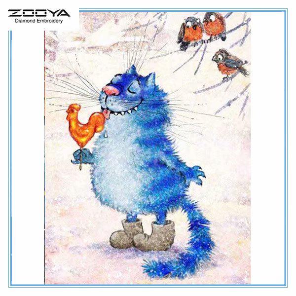ZOOYA DIY 3D Алмазная вышивка животных кошка и птицы вышивка крестиком домашний декор
ZOOYA DIY 3D Алмазная вышивка животных кошка и птицы вышивка крестиком домашний декор