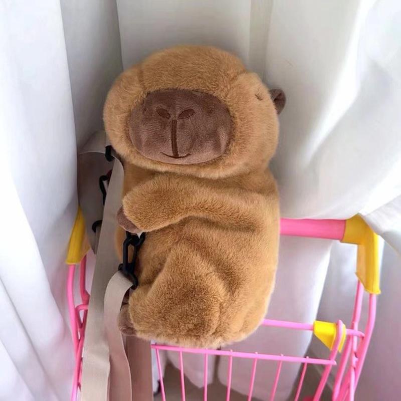Новый милый плюшевый рюкзак Capybara Crossbody Bag Сумка Мягкая Capybara Школьная сумка Дети День рождения Рождественский фестиваль Подарки коричневый
Новый милый плюшевый рюкзак Capybara Crossbody Bag Сумка Мягкая Capybara Школьная сумка Дети День рождения Рождественский фестиваль Подарки коричневый