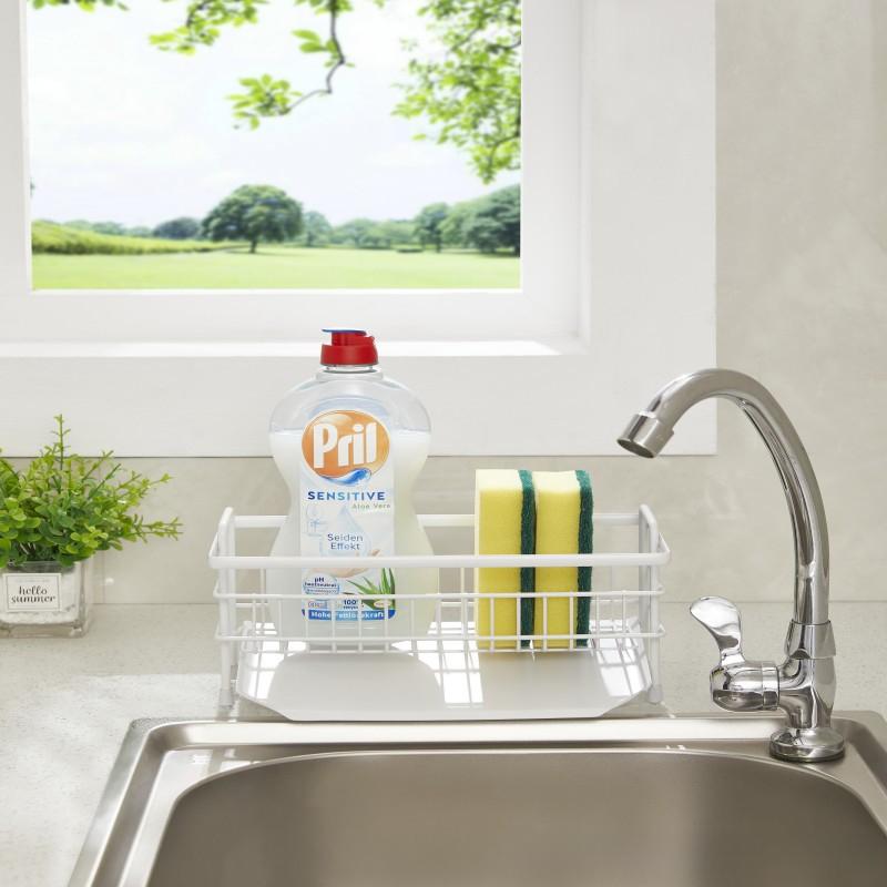 Kitchen Sponge Drain Rack Sink Sponge Storage Basket Stainless Steel Hand Sanitizer Storage Rack белый
Kitchen Sponge Drain Rack Sink Sponge Storage Basket Stainless Steel Hand Sanitizer Storage Rack белый