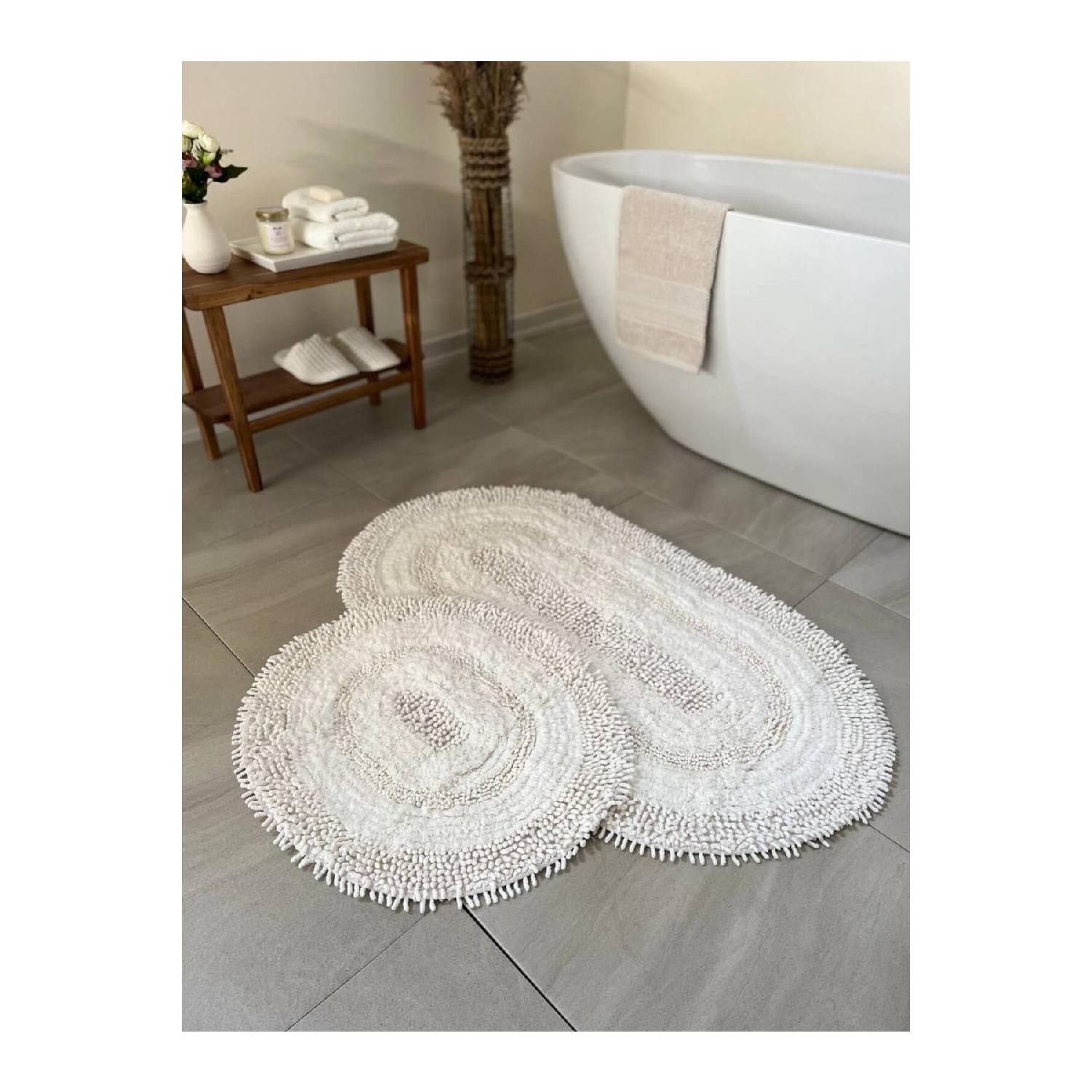 Набор ковриков для ванной Makaroni из натурального хлопка, 2 шт., 60x100, 50x60 см, белый синий
Набор ковриков для ванной Makaroni из натурального хлопка, 2 шт., 60x100, 50x60 см, белый синий