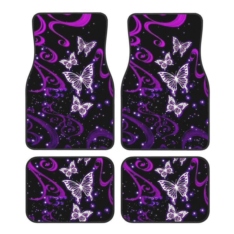 Butterflies Car Floor Mats Set of 4 Bling Design Galaxy Purple Butterfly Vehicle Non-Slip Front Rear Carpets Rugs Car Foot Mats 4pcs
Butterflies Car Floor Mats Set of 4 Bling Design Galaxy Purple Butterfly Vehicle Non-Slip Front Rear Carpets Rugs Car Foot Mats 4pcs