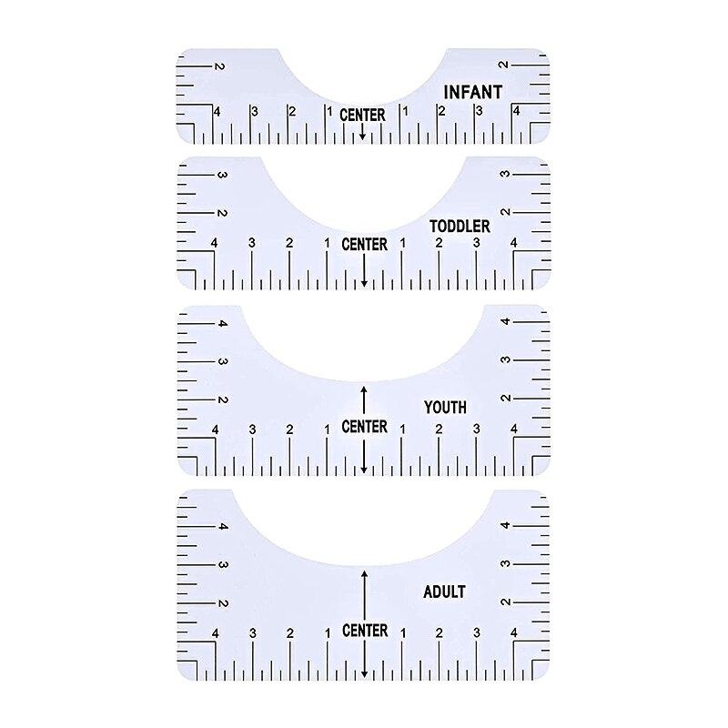 4 шт. линейка для выравнивания футболок прозрачная акриловая графическая линейка для выравнивания одежды передняя часть задняя часть измерение швейный инструмент
4 шт. линейка для выравнивания футболок прозрачная акриловая графическая линейка для выравнивания одежды передняя часть задняя часть измерение швейный инструмент