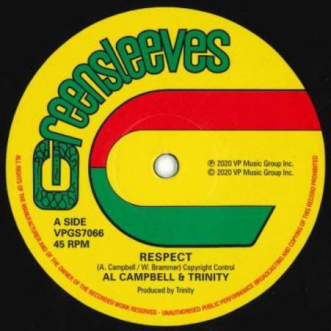 12inch Record AL CAMPBELL, TRINITY / TRINITY - Respect / Vampire; Version VPGS7066 Greensleeves 198- UK Reggae, Ska & Dub
12inch Record AL CAMPBELL, TRINITY / TRINITY - Respect / Vampire; Version VPGS7066 Greensleeves 198- UK Reggae, Ska & Dub