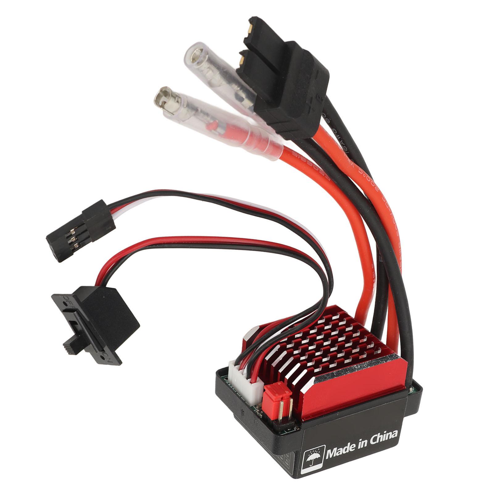 Brushed ESC Bidirectional 320A with Brake Brushed Electronic Speed Controller for 110 RC Car Boat
Brushed ESC Bidirectional 320A with Brake Brushed Electronic Speed Controller for 110 RC Car Boat