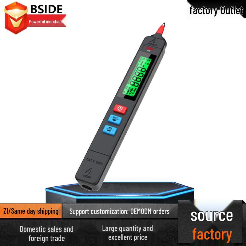 Aimer Z1 Pen Multimeter: Identify Live/Neutral Wires & Repair Circuits Z1 - English (without battery)
Aimer Z1 Pen Multimeter: Identify Live/Neutral Wires & Repair Circuits Z1 - English (without battery)