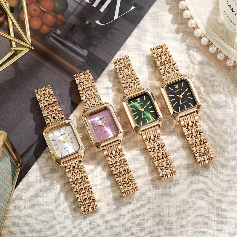 4pcs-Women s Casual Quartz Watch Set, Alloy Dial Strap-suitable for Daily and Various Occasions, The First Choice for Gifts.
4pcs-Women s Casual Quartz Watch Set, Alloy Dial Strap-suitable for Daily and Various Occasions, The First Choice for Gifts.