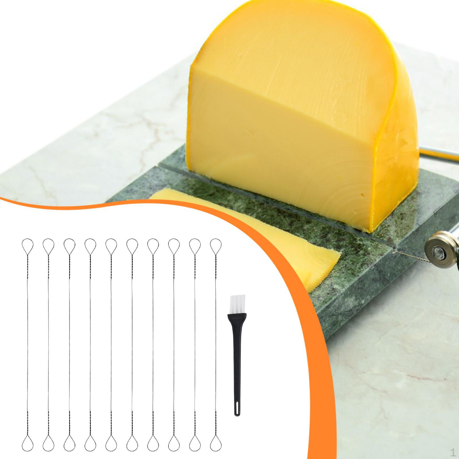 10 Pieces Cheese Wire Cutting Cut Line Food Grade Stainless Steel for Home Cooking
10 Pieces Cheese Wire Cutting Cut Line Food Grade Stainless Steel for Home Cooking