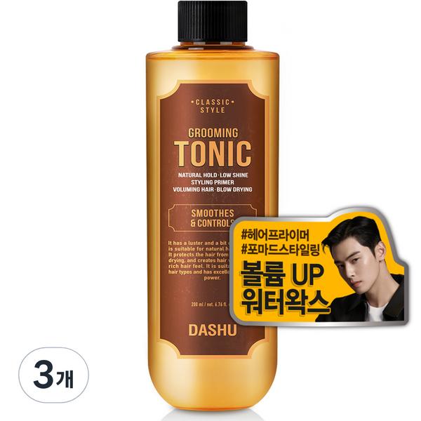 Dashu Classic Volume Grooming Tonic Water Wax, 200мл, 3 шт, Лучшие мужские средства для волос из Кореи
Dashu Classic Volume Grooming Tonic Water Wax, 200мл, 3 шт, Лучшие мужские средства для волос из Кореи