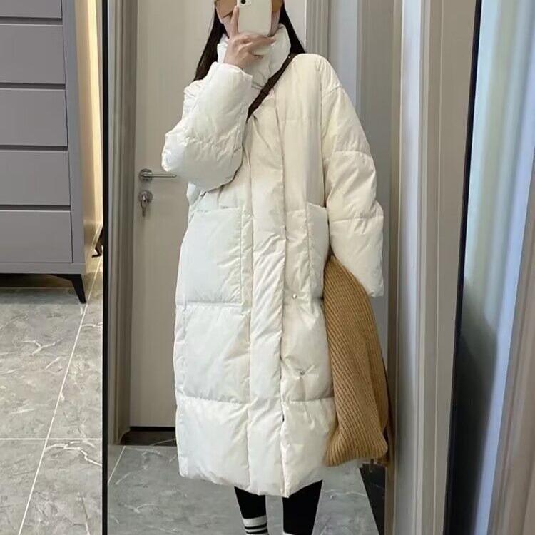 Down Padded Jacket Women s Winter Padded Jacket Mid-length Over The Knee Korean Version of The Loose Thick Padded Jacket Jacket XXL білий
Down Padded Jacket Women s Winter Padded Jacket Mid-length Over The Knee Korean Version of The Loose Thick Padded Jacket Jacket XXL білий