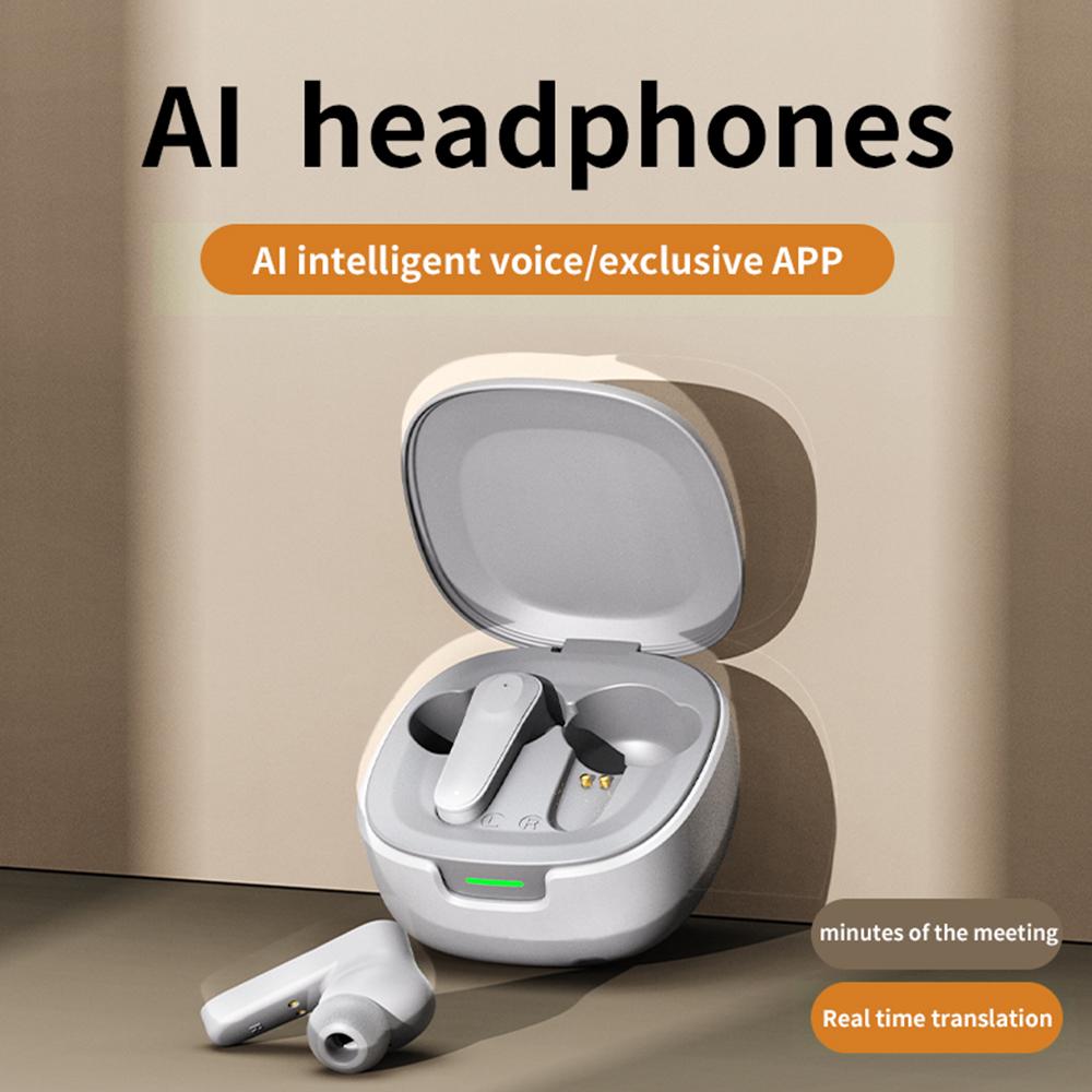 A98 Bluetooth-сумісні 5.4 Бездротові навушники AI Розумні Навушники з багатомовним перекладом Перекладач реального часу Grey
A98 Bluetooth-сумісні 5.4 Бездротові навушники AI Розумні Навушники з багатомовним перекладом Перекладач реального часу Grey