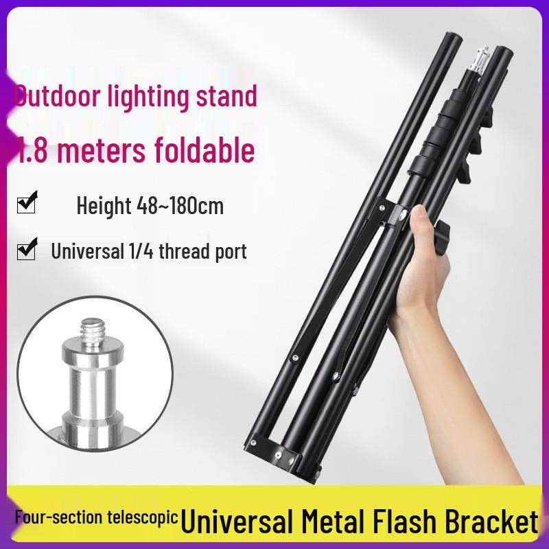 1.8m Aluminum Portable Inverted Folding Light Stand for Photography, Outdoor Shooting Tripod, and Flash Bracket. A5103
1.8m Aluminum Portable Inverted Folding Light Stand for Photography, Outdoor Shooting Tripod, and Flash Bracket. A5103