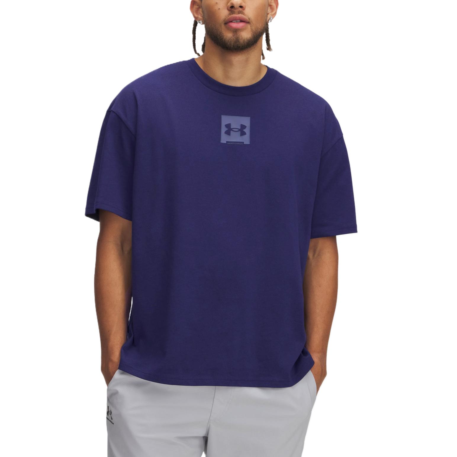 Under Armour Heavyweight Oversized Box Classic Quick-Dry Comfortable Soft Versatile Short Sleeve T-Shirt Men Tops Navy-Blue 1386803-410 M
Under Armour Heavyweight Oversized Box Classic Quick-Dry Comfortable Soft Versatile Short Sleeve T-Shirt Men Tops Navy-Blue 1386803-410 M