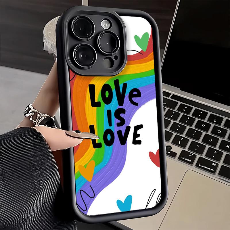 Phone Case for iPhone 17 Air 16E 15 16 Pro Max LGBT Rainbow Love Is Love Cover 14 Plus 13 12 Mini Soft Shell Silicone Fundas iPhone 15 Pro
Phone Case for iPhone 17 Air 16E 15 16 Pro Max LGBT Rainbow Love Is Love Cover 14 Plus 13 12 Mini Soft Shell Silicone Fundas iPhone 15 Pro