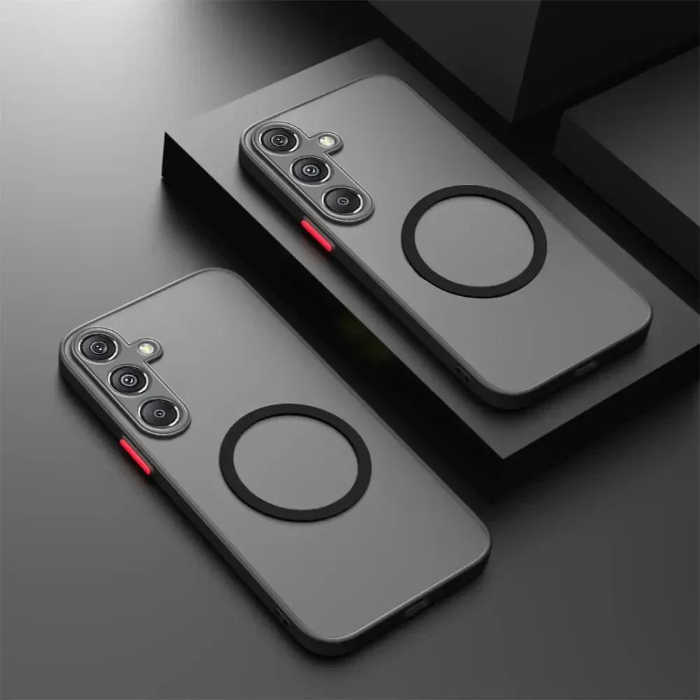 Skin Feel Magnetic Phone Case for Samsung Galaxy S25 Edge S23 S24 Ultra Plus A55 A35 A25 A05S A06 A16 A26 A36 A56 5G Hard PC Galaxy S24 Ultra чорний
Skin Feel Magnetic Phone Case for Samsung Galaxy S25 Edge S23 S24 Ultra Plus A55 A35 A25 A05S A06 A16 A26 A36 A56 5G Hard PC Galaxy S24 Ultra чорний