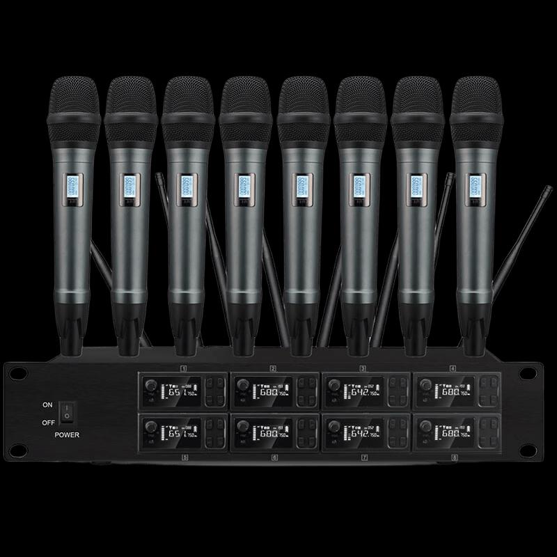 HSD-8KFS 1-to-8 Wireless Handheld Conference Microphone System (CN version)
HSD-8KFS 1-to-8 Wireless Handheld Conference Microphone System (CN version)