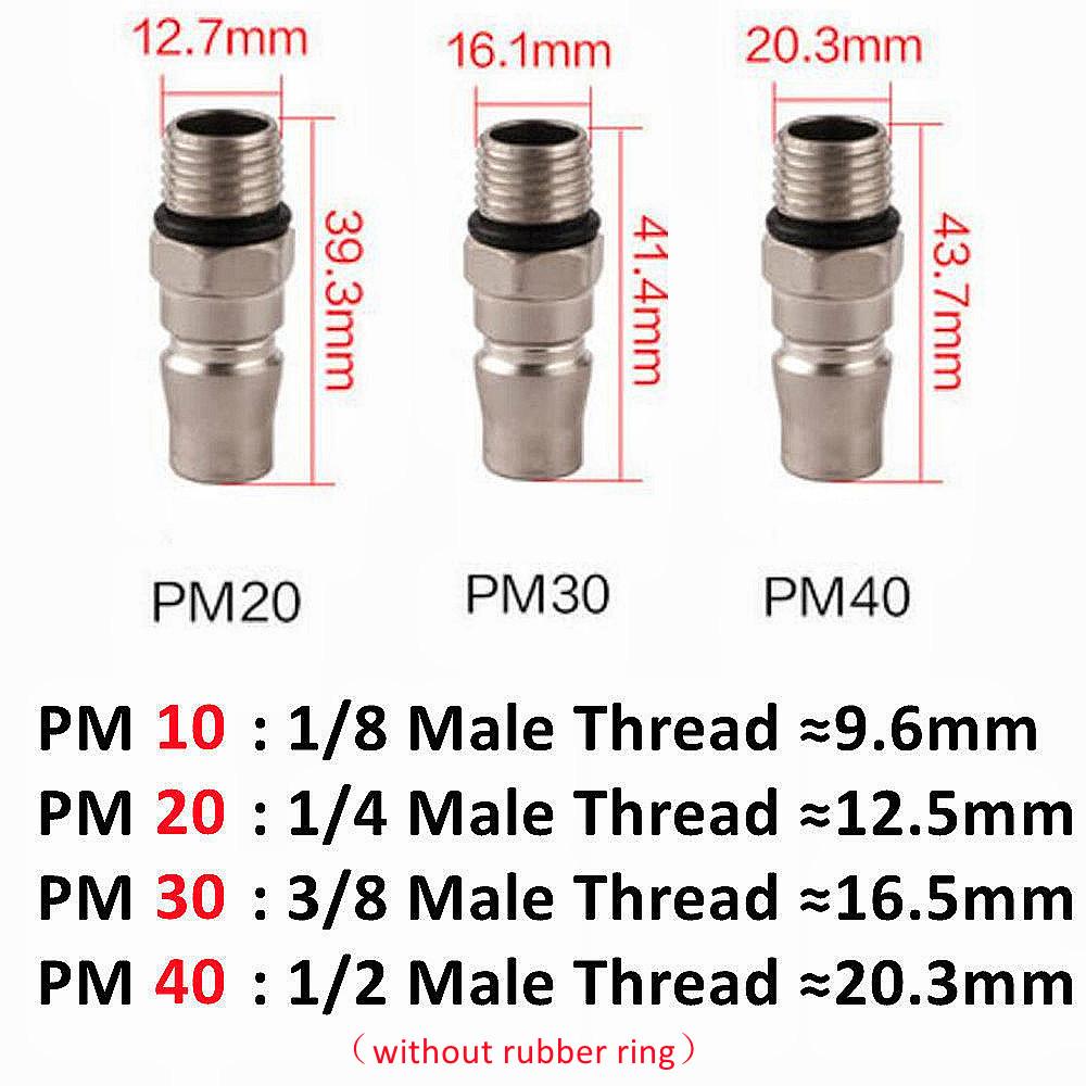 Pneumatic Fitting C Type Self-locking Quick Coupling Connector Coupler For Air Compressor SP PP SM PM SH PH SF PF 10 20 30 40 20
Pneumatic Fitting C Type Self-locking Quick Coupling Connector Coupler For Air Compressor SP PP SM PM SH PH SF PF 10 20 30 40 20