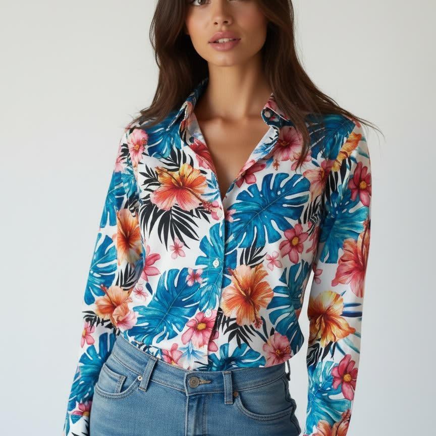 2026 Autumn Hong Kong Style Retro Floral Long-Sleeve Shirt - Cool, Handsome, High-Grade, Loose Fit XX-Large
2026 Autumn Hong Kong Style Retro Floral Long-Sleeve Shirt - Cool, Handsome, High-Grade, Loose Fit XX-Large