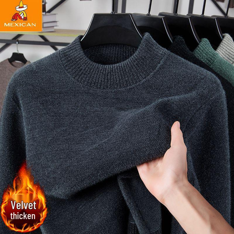 Men s Winter Chenille Velvet Hooded Sweater: Super Thick Knit Base Layer for Cold Protection XL for 135-150 jin
Men s Winter Chenille Velvet Hooded Sweater: Super Thick Knit Base Layer for Cold Protection XL for 135-150 jin