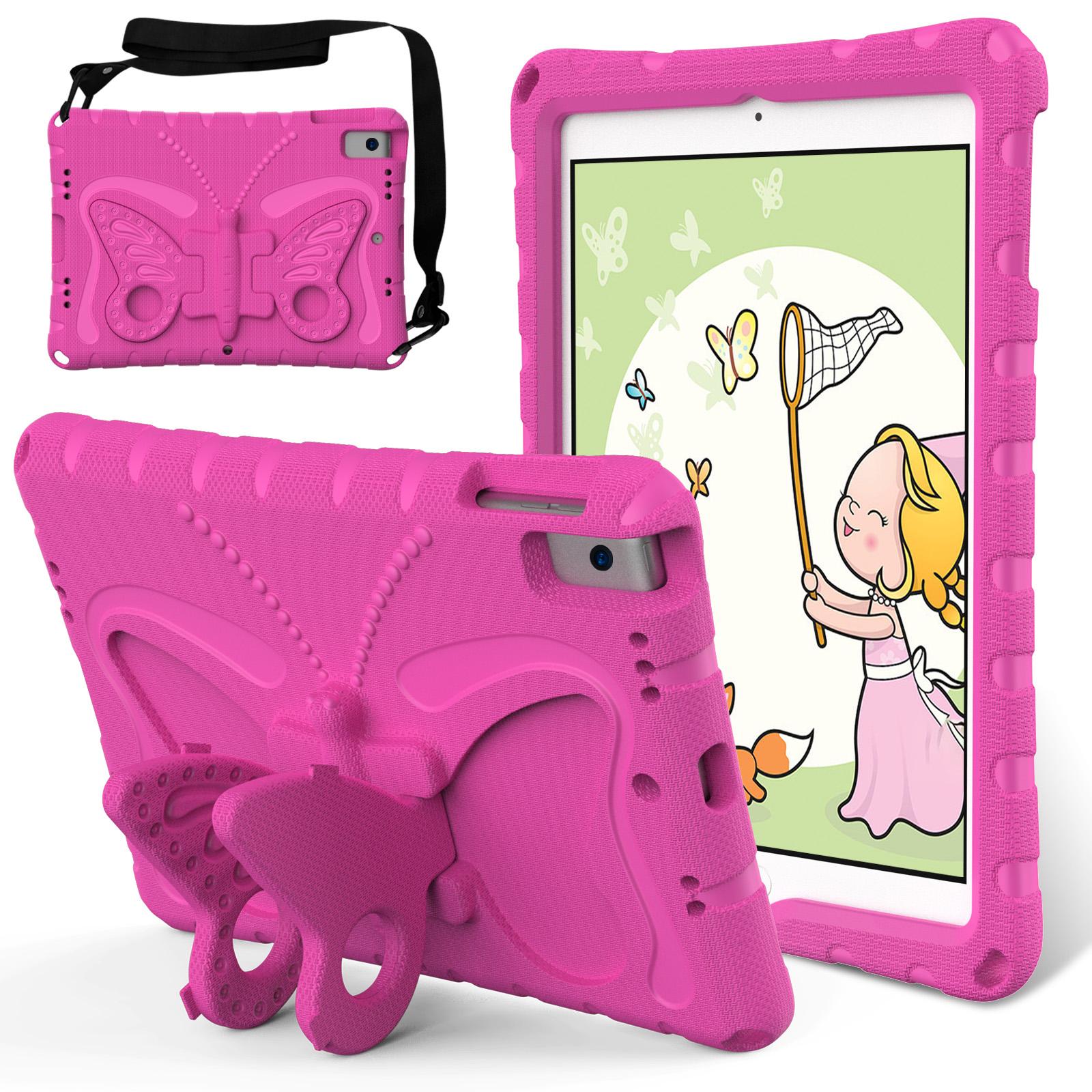 For iPad 10.2 (2021)/(2020)/(2019)/iPad Air 10.5 inch (2019) Case Butterfly Kickstand EVA Tablet Cover with Lanyard Rose
For iPad 10.2 (2021)/(2020)/(2019)/iPad Air 10.5 inch (2019) Case Butterfly Kickstand EVA Tablet Cover with Lanyard Rose