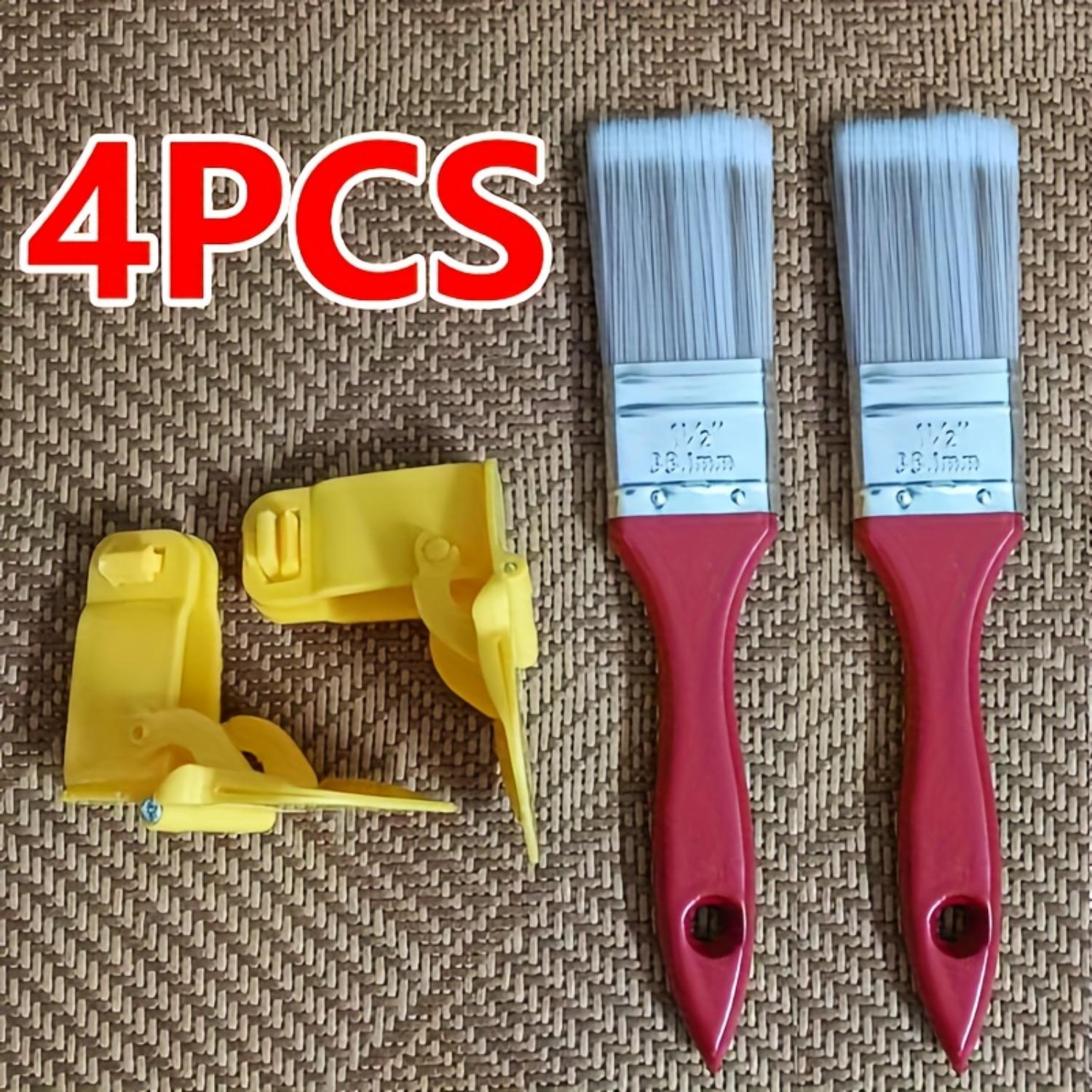 4-Piece Durable Paintbrushes & Holders Set, Portable Two-Tone Edge Painting Brushes, No Bristle Shedding красный
4-Piece Durable Paintbrushes & Holders Set, Portable Two-Tone Edge Painting Brushes, No Bristle Shedding красный