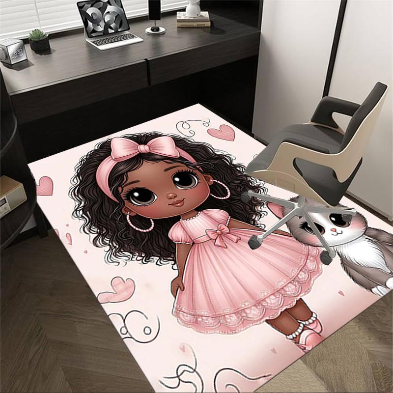 1PC Girl Cat Anti-slip carpet, suitable for Office, bedroomand playrooms. It can also be used as a sofa footrest cover-W70 60cm by 90cm
1PC Girl Cat Anti-slip carpet, suitable for Office, bedroomand playrooms. It can also be used as a sofa footrest cover-W70 60cm by 90cm