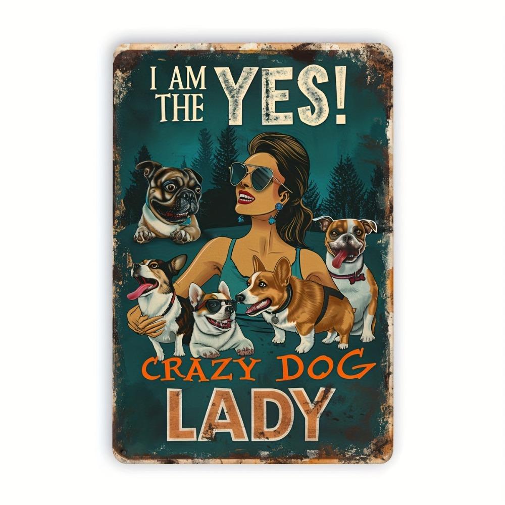 Vintage Crazy Dog Lady Metal Tin Sign 8x12 Inch Funny Wall Art Home Bar Cafe Garage Retro 20x30cm небо синє кольору
Vintage Crazy Dog Lady Metal Tin Sign 8x12 Inch Funny Wall Art Home Bar Cafe Garage Retro 20x30cm небо синє кольору