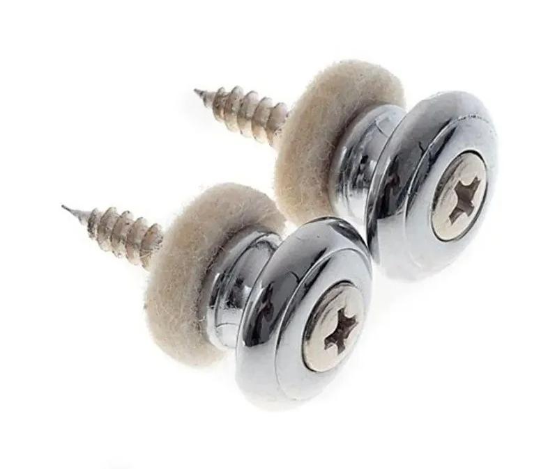 2pcs Chrome Mushroom Head Guitar Strap Buttons with Felt Spacer Secure Locking Buckles End Pin for Guitar Parts Accessories
2pcs Chrome Mushroom Head Guitar Strap Buttons with Felt Spacer Secure Locking Buckles End Pin for Guitar Parts Accessories