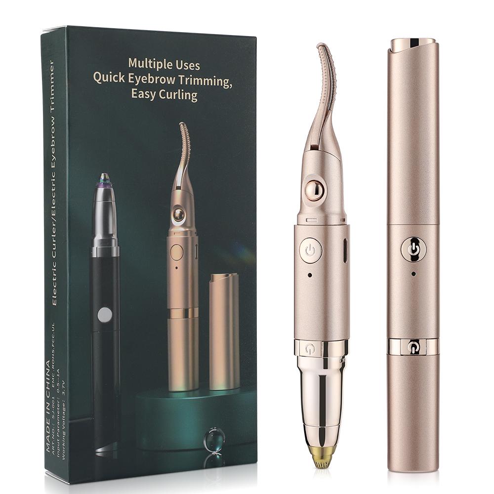 Подогреваемый щипцы для завивки ресниц, многофункциональный 2-в-1 электрический щипцы для завивки ресниц и триммер для бровей, бритва для бровей, триммер для волос в ушах и носу золотистый
Подогреваемый щипцы для завивки ресниц, многофункциональный 2-в-1 электрический щипцы для завивки ресниц и триммер для бровей, бритва для бровей, триммер для волос в ушах и носу золотистый