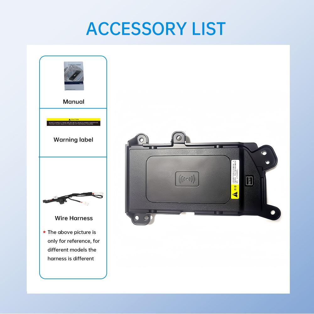 Car wireless QI charger For Toyota Land Cruiser LC300 2021-2024 LHD wireless mobile charger fast charger charging plate 2021-2024 LHD
Car wireless QI charger For Toyota Land Cruiser LC300 2021-2024 LHD wireless mobile charger fast charger charging plate 2021-2024 LHD