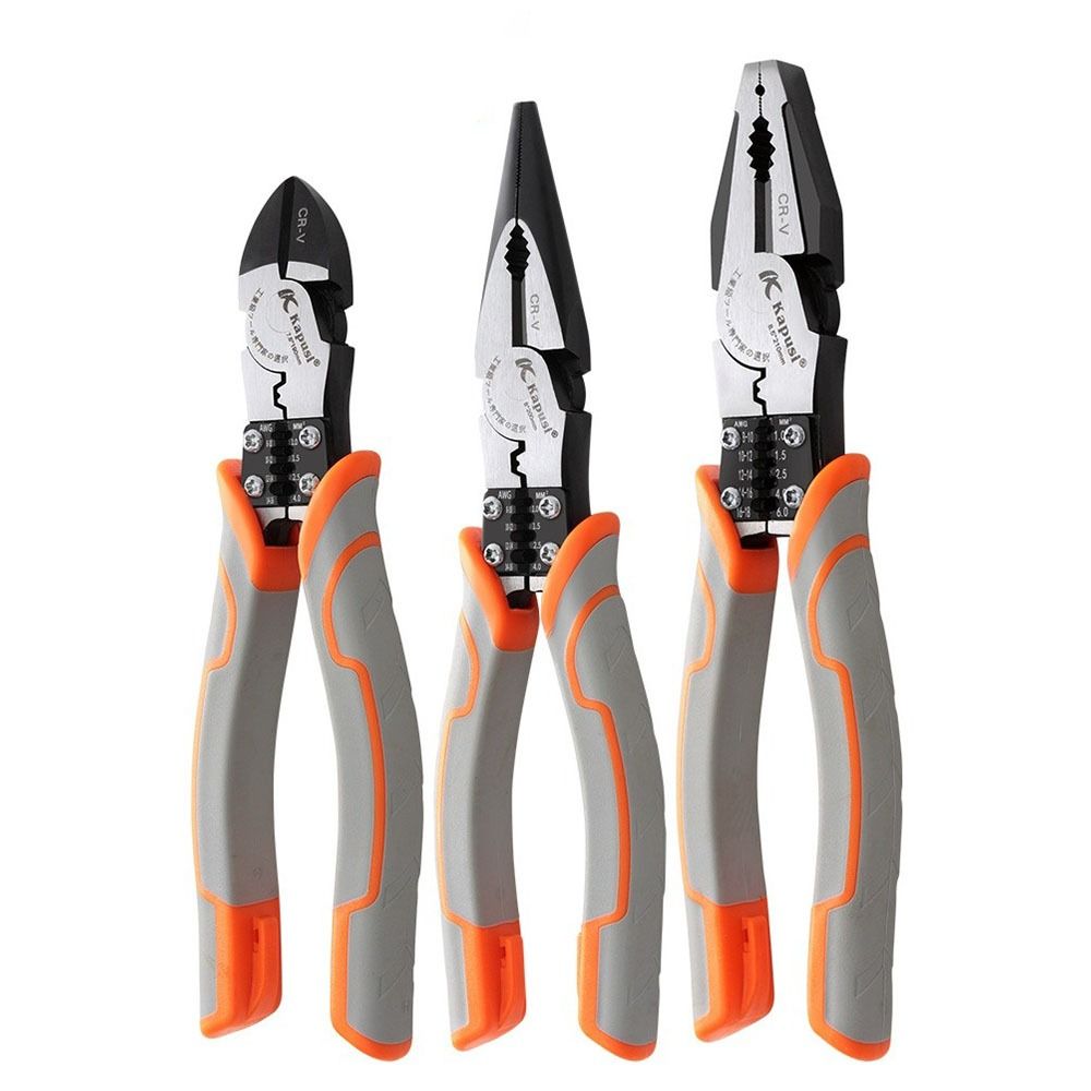 7.5/8/8.5Iinch Needle Nose Pliers Wire Stripping Diagonal Pliers Wire Stripper Pliers Electrician 8in
7.5/8/8.5Iinch Needle Nose Pliers Wire Stripping Diagonal Pliers Wire Stripper Pliers Electrician 8in