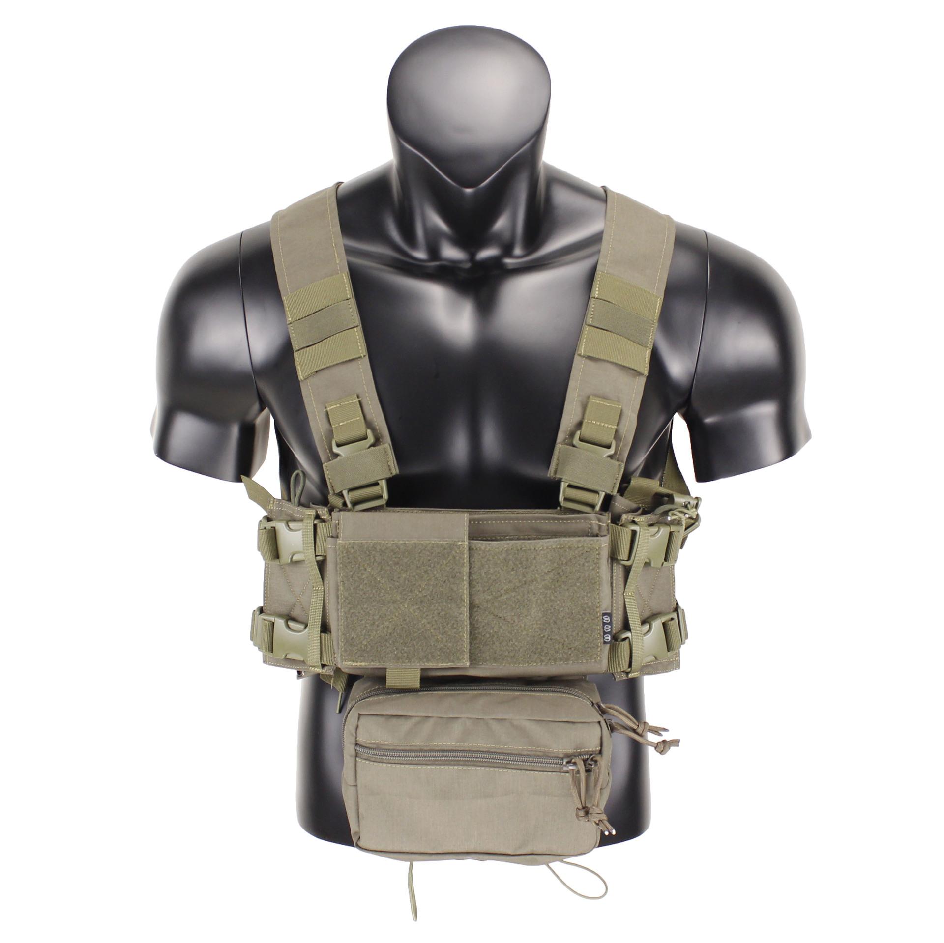 MK4 Chest Rig з підсумком 5,56/7,62, підсумком для пістолета/крила, підсумком Molle Dangler
MK4 Chest Rig з підсумком 5,56/7,62, підсумком для пістолета/крила, підсумком Molle Dangler