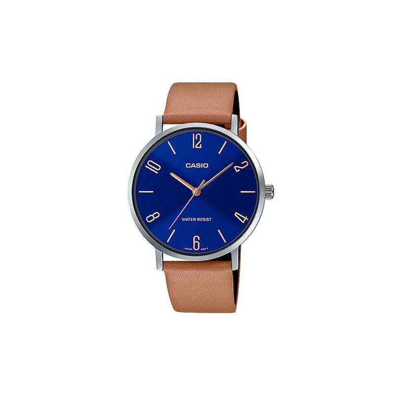 Casio STANDARD series ins style internet celebrity fashion business casual classic pointer blue dial waterproof quartz movement leather MTP-VT01L-2B2 синій
Casio STANDARD series ins style internet celebrity fashion business casual classic pointer blue dial waterproof quartz movement leather MTP-VT01L-2B2 синій